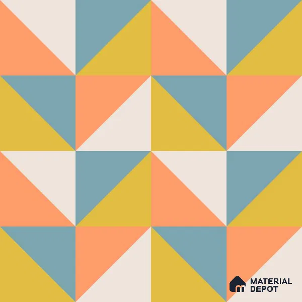 PDK017-12 | Modern Series Geometric Look 50 inches Premium Paper (Customized Size Wallpaper)