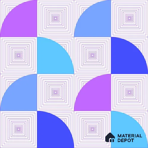 PDK018-4 | Modern Series Geometric Look 50 inches Premium Paper (Customized Size Wallpaper)