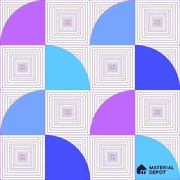 PDK018-4 | Modern Series Geometric Look 40 inches Canvas Paper (Customized Size Wallpaper)