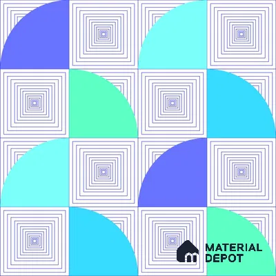 PDK018-8 | Modern Series Geometric Look 50 inches Premium Paper (Customized Size Wallpaper)