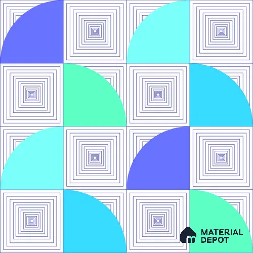 PDK018-8 | Modern Series Geometric Look 52 inches Economy Paper (Customized Size Wallpaper)