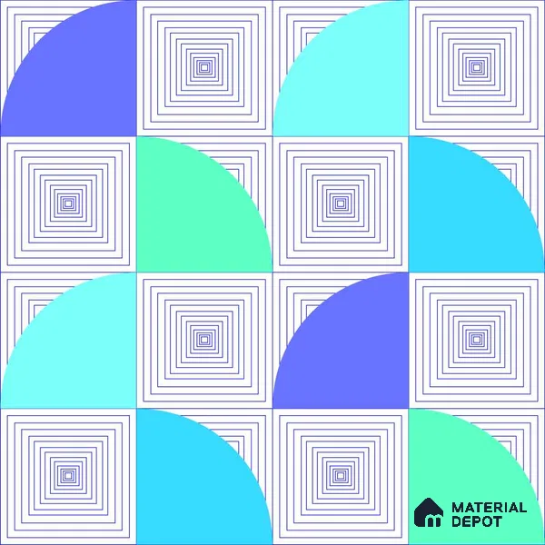 PDK018-8 | Modern Series Geometric Look 50 inches Premium Paper (Customized Size Wallpaper)
