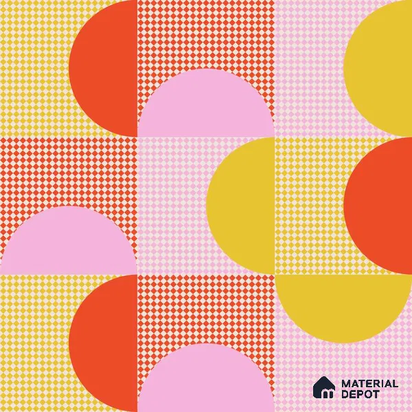 PDK019-10 | Modern Series Patterned Look 40 inches Sandblast Paper (Customized Size Wallpaper)