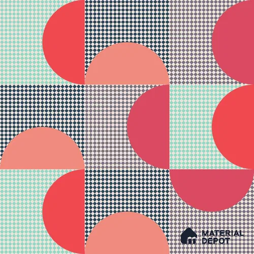 PDK019-3 | Modern Series Patterned Look 40 inches Canvas Paper (Customized Size Wallpaper)