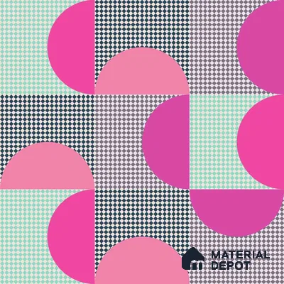 PDK019-6 | Modern Series Patterned Look 40 inches Sandblast Paper (Customized Size Wallpaper)