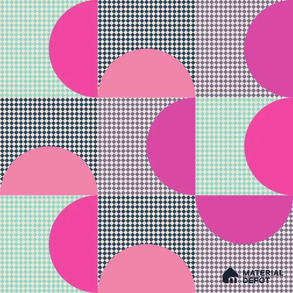 PDK019-6 | Modern Series Patterned Look 40 inches Sandblast Paper (Customized Size Wallpaper)