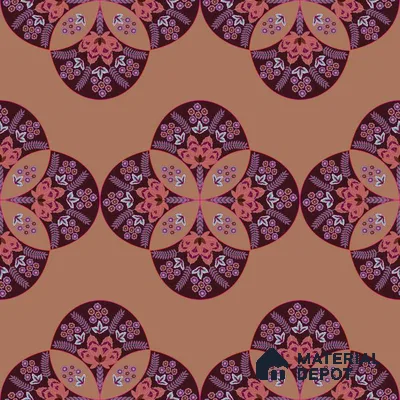 PDK022-7 | Traditional Series Patterned Look 40 inches Sandblast Paper (Customized Size Wallpaper)