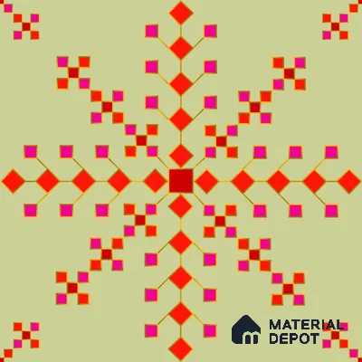 PDK024-7 | Traditional Series Patterned Look 50 inches Premium Paper (Customized Size Wallpaper)