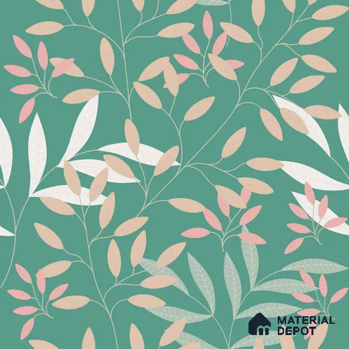 PDK033-6 | Modern Series Florals Look 50 inches Premium Paper (Customized Size Wallpaper)
