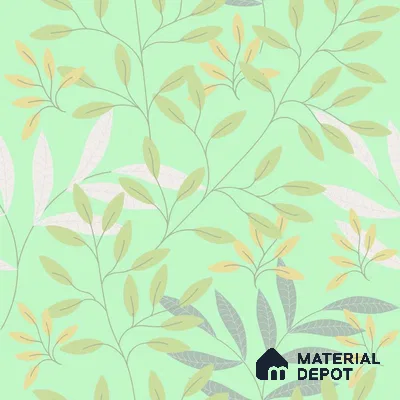 PDK033-9 | Modern Series Florals Look 52 inches Economy Paper (Customized Size Wallpaper)