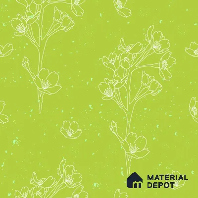 PDK034-10 | Modern Series Florals Look 40 inches Canvas Paper (Customized Size Wallpaper)