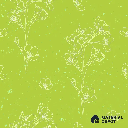 PDK034-10 | Modern Series Florals Look 50 inches Premium Paper (Customized Size Wallpaper)