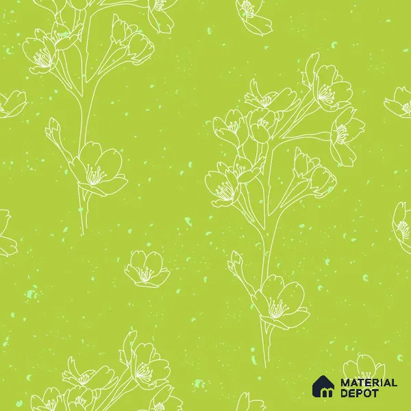 PDK034-10 | Modern Series Florals Look 40 inches Canvas Paper (Customized Size Wallpaper)