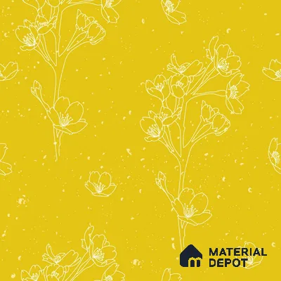 PDK034-7 | Modern Series Florals Look 50 inches Premium Paper (Customized Size Wallpaper)