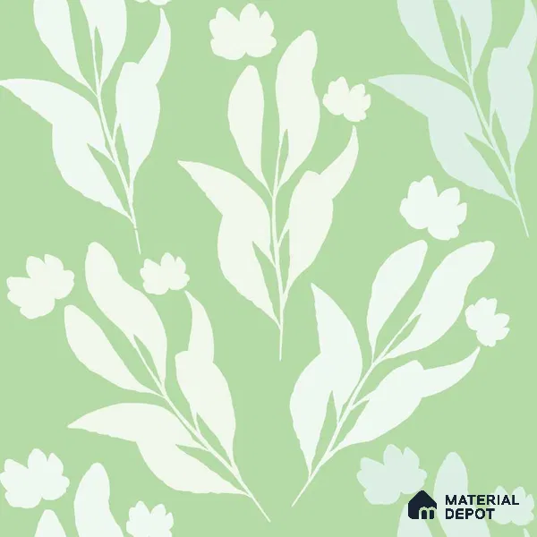 PDK035-4 | Modern Series Florals Look 40 inches Canvas Paper (Customized Size Wallpaper)