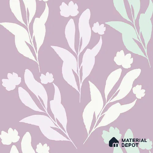 PDK035-5 | Modern Series Florals Look 52 inches Economy Paper (Customized Size Wallpaper)