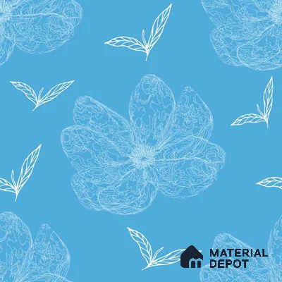 PDK036-1 | Modern Series Florals Look 40 inches Canvas Paper (Customized Size Wallpaper)