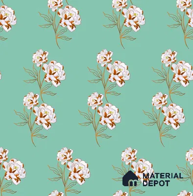 PDK038-10 | Modern Series Florals Look 40 inches Sandblast Paper (Customized Size Wallpaper)