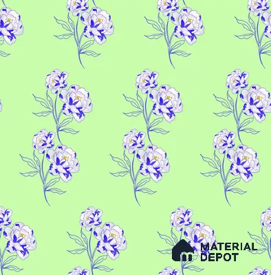 PDK038-5 | Modern Series Florals Look 40 inches Sandblast Paper (Customized Size Wallpaper)
