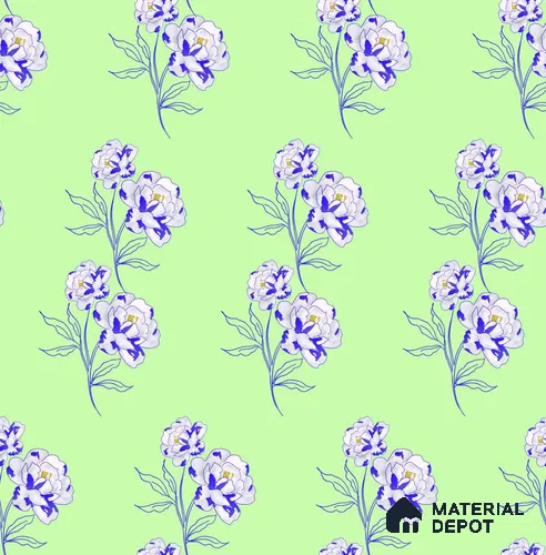 PDK038-5 | Modern Series Florals Look 50 inches Premium Paper (Customized Size Wallpaper)