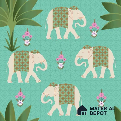PDK041-2 | Traditional Series Animal Print Look 40 inches Sandblast Paper (Customized Size Wallpaper)