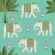 A close-up of a PDK041-2 | Traditional Series Animal Print Look 52 inches Economy Paper (Customized Size Wallpaper) available at Material Depot in Bangalore