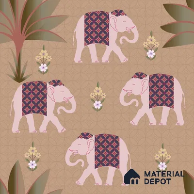 PDK041-3 | Traditional Series Animal Print Look 40 inches Sandblast Paper (Customized Size Wallpaper)