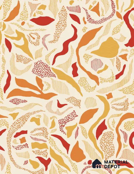 PHM002-2 | Modern Series Abstract Look 52 inches Economy Paper (Customized Size Wallpaper)