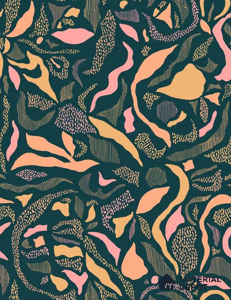 PHM002-4 | Modern Series Abstract Look 40 inches Canvas Paper (Customized Size Wallpaper)