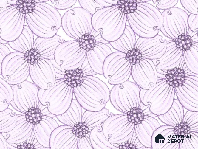 PHM007-1 | Modern Series Florals Look 52 inches Economy Paper (Customized Size Wallpaper)