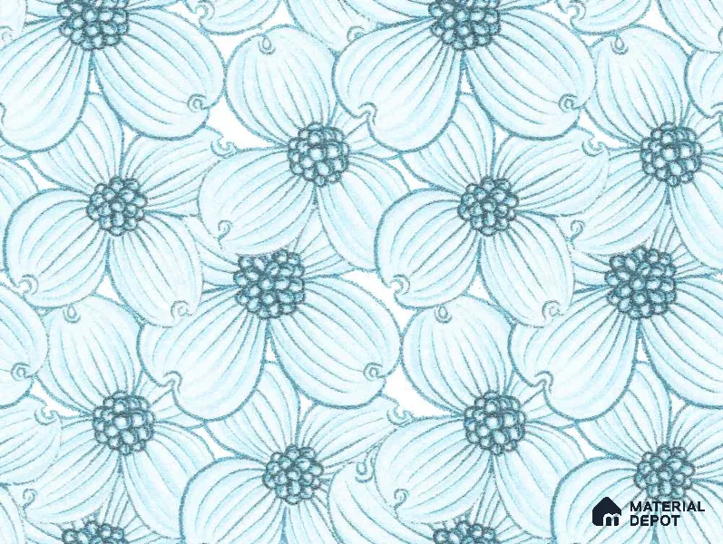 PHM007-3 | Modern Series Florals Look 50 inches Premium Paper (Customized Size Wallpaper)
