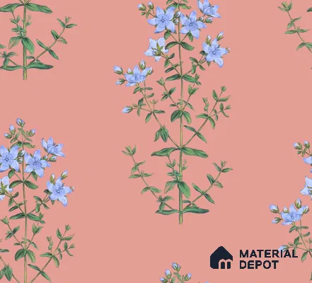 PHM010-3 | Modern Series Florals Look 40 inches Canvas Paper (Customized Size Wallpaper)