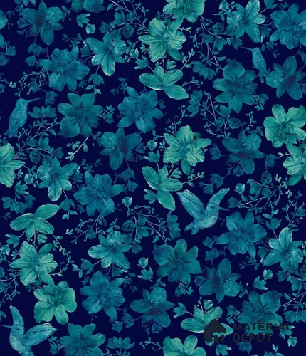 PHM012-1 | Modern Series Florals Look 40 inches Canvas Paper (Customized Size Wallpaper)
