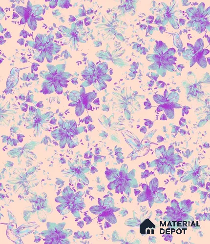 PHM012-3 | Modern Series Florals Look 50 inches Premium Paper (Customized Size Wallpaper)