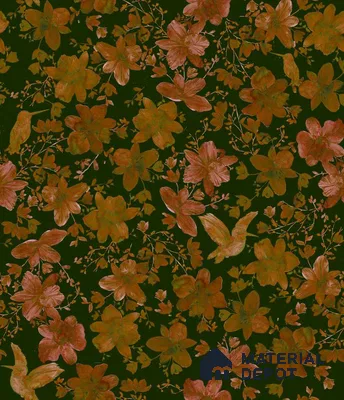 PHM012-5 | Modern Series Florals Look 40 inches Canvas Paper (Customized Size Wallpaper)