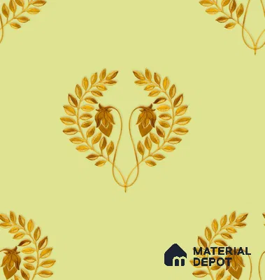 PHM024-2 | Traditional Series Damask Look 52 inches Economy Paper (Customized Size Wallpaper)