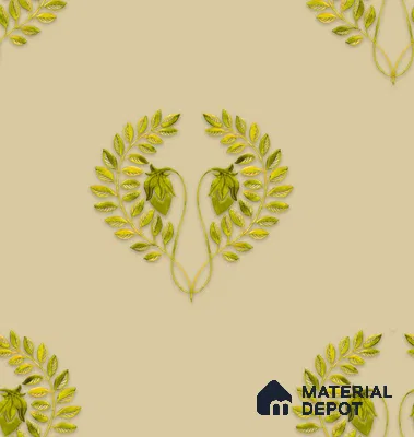PHM024-5 | Traditional Series Damask Look 40 inches Canvas Paper (Customized Size Wallpaper)