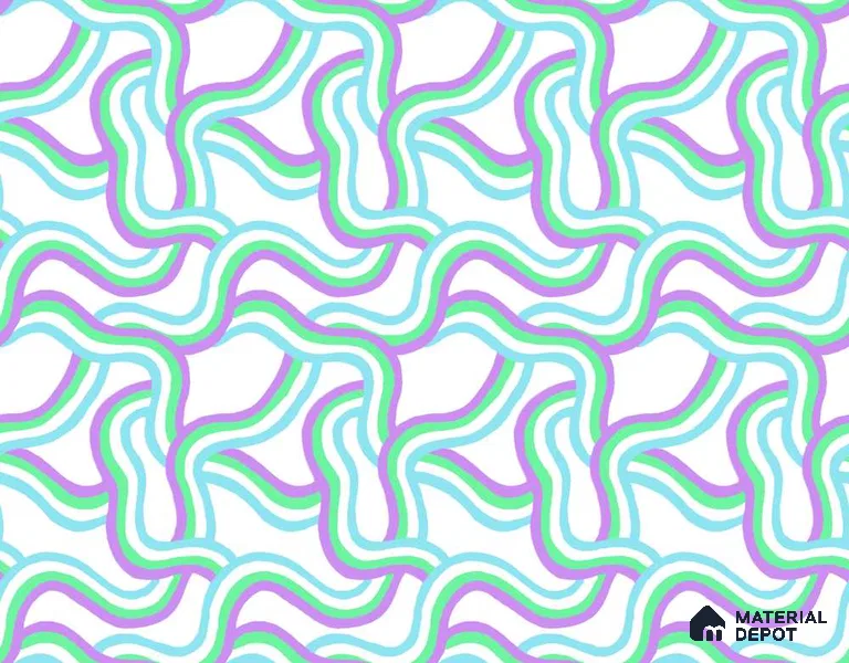 PHM034 - 3 | Kid Series Patterned Look 50 inches Premium Paper (Customized Size Wallpaper)