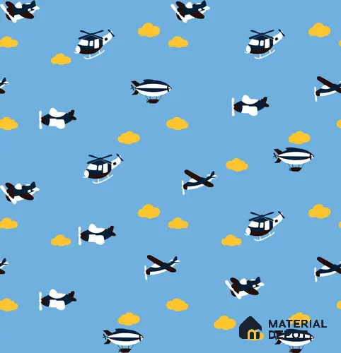 PHM036 - 2 | Kid Series Patterned Look 50 inches Premium Paper (Customized Size Wallpaper)