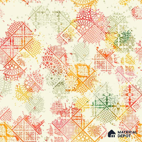 PIND001 | Modern Series Abstract Look 52 inches Economy Paper (Customized Size Wallpaper)