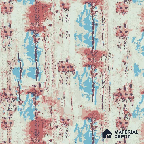 PIND002 | Modern Series Florals Look 40 inches Sandblast Paper (Customized Size Wallpaper)