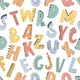 A close-up of a PIND008 | Kid Series Patterned Look 52 inches Economy Paper (Customized Size Wallpaper) available at Material Depot in Bangalore