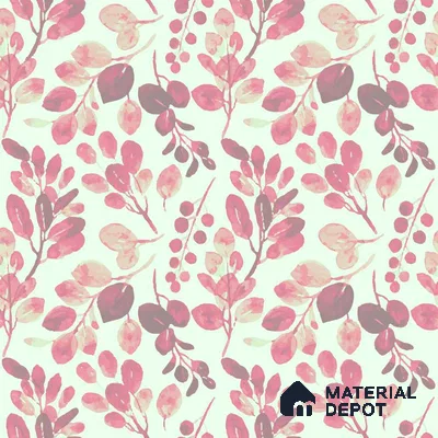 PKB005-2 | Modern Series Florals Look 40 inches Canvas Paper (Customized Size Wallpaper)