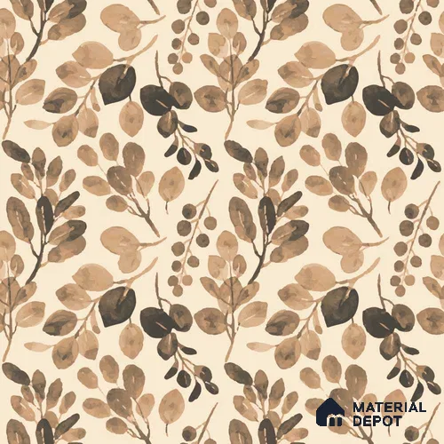 PKB005-3 | Modern Series Florals Look 52 inches Economy Paper (Customized Size Wallpaper)