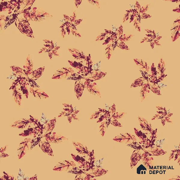PKB006-5 | Modern Series Florals Look 52 inches Economy Paper (Customized Size Wallpaper)