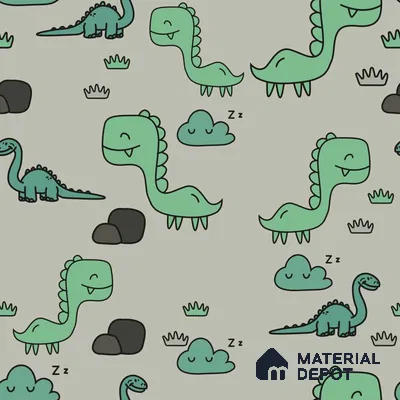 PKB007 - 5 | Kid Series Animal Print Look 40 inches Sandblast Paper (Customized Size Wallpaper)