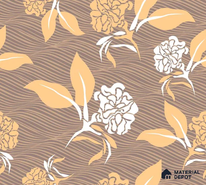 PKB008-1 | Modern Series Florals Look 50 inches Premium Paper (Customized Size Wallpaper)
