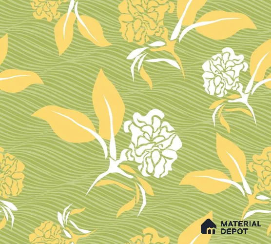 PKB008-7 | Modern Series Florals Look 40 inches Canvas Paper (Customized Size Wallpaper)