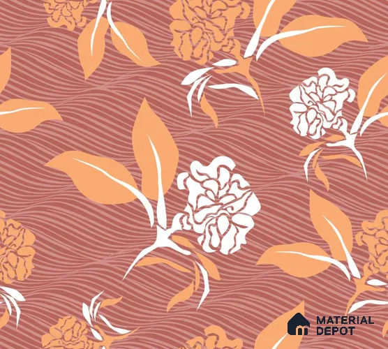 PKB008-8 | Modern Series Florals Look 40 inches Sandblast Paper (Customized Size Wallpaper)