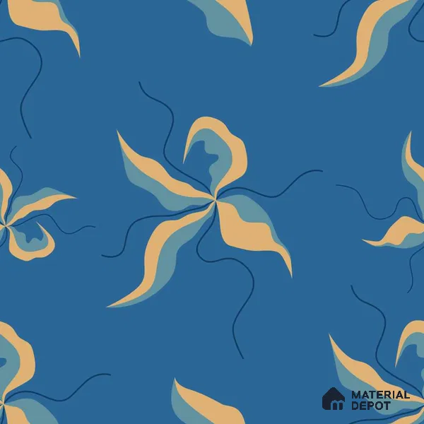 PKB013-8 | Modern Series Florals Look 52 inches Economy Paper (Customized Size Wallpaper)